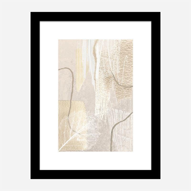Calm Ivory Abstract Art