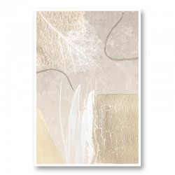 Calm Ivory 2 Abstract Art