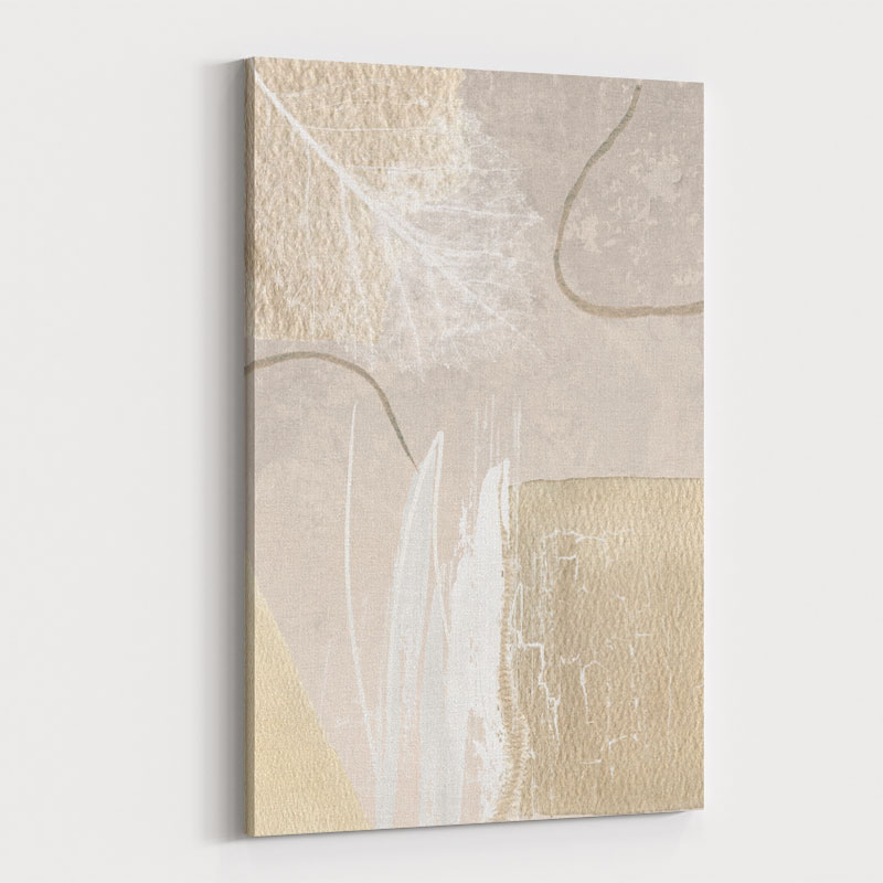 Calm Ivory 2 Abstract Art