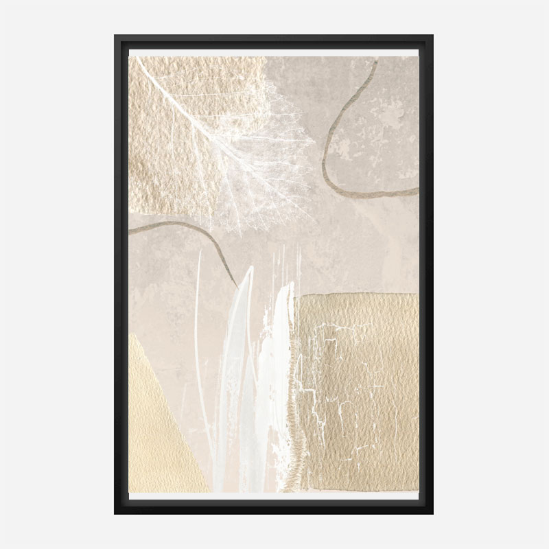 Calm Ivory 2 Abstract Art