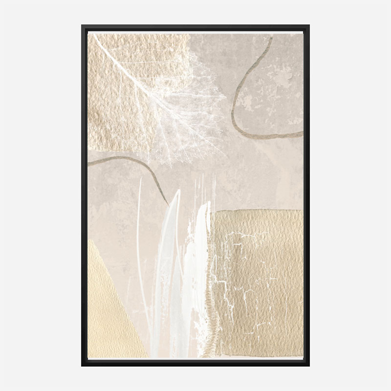 Calm Ivory 2 Abstract Art