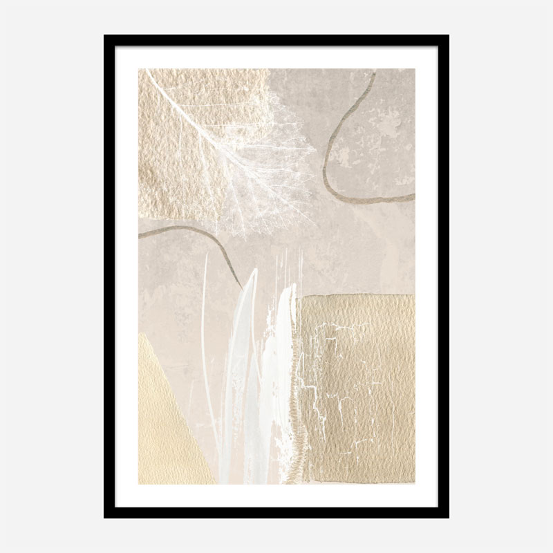 Calm Ivory 2 Abstract Art