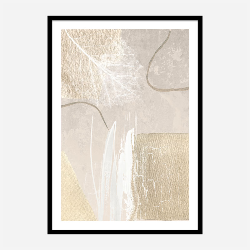 Calm Ivory 2 Abstract Art