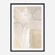 Calm Ivory 2 Abstract Art