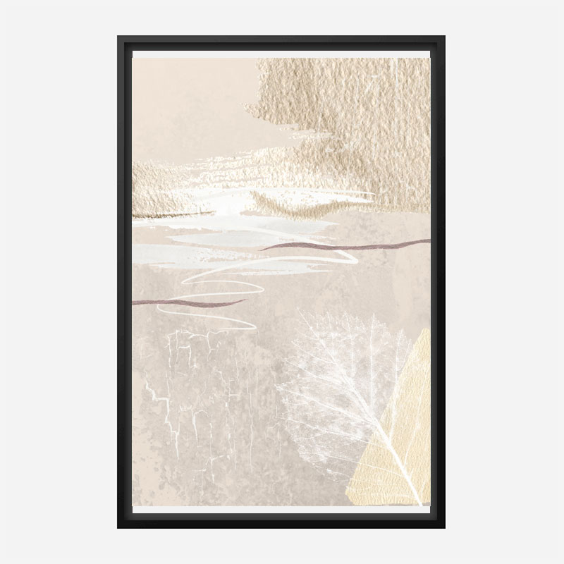 Calm Ivory 3 Abstract Art