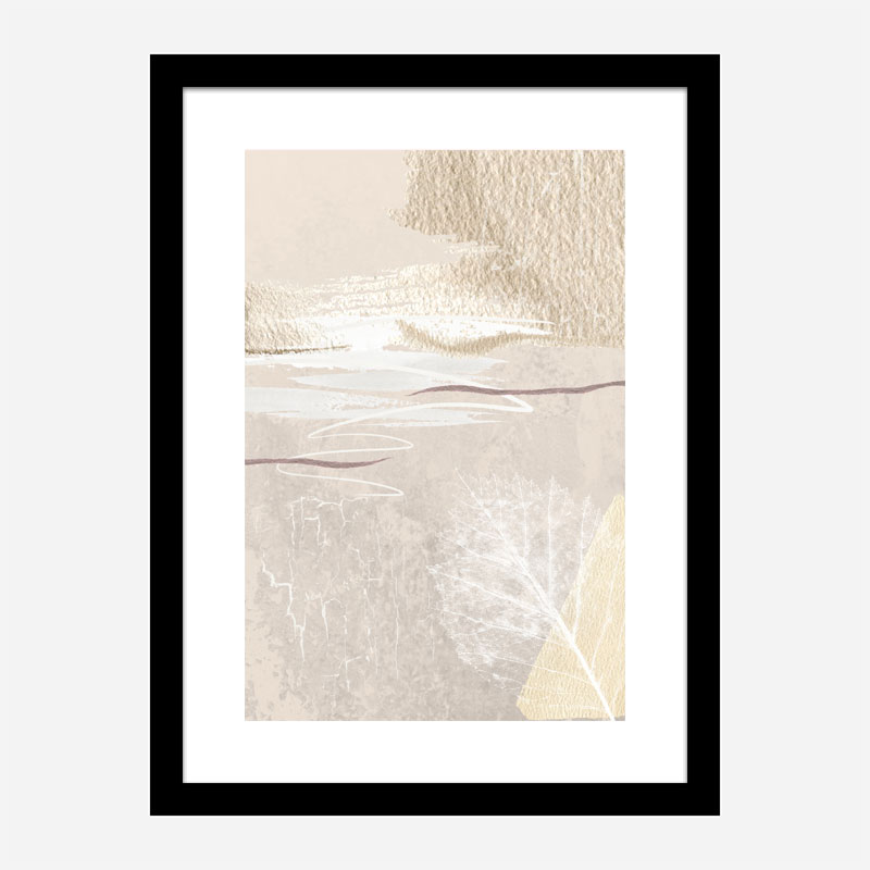 Calm Ivory 3 Abstract Art