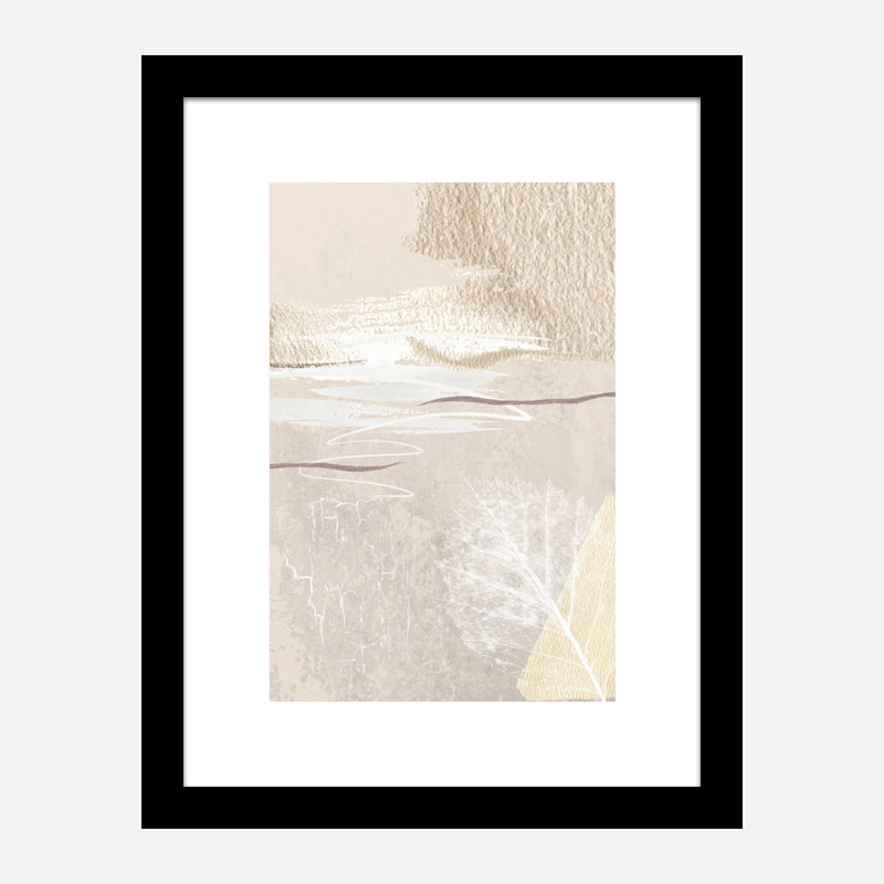 Calm Ivory 3 Abstract Art