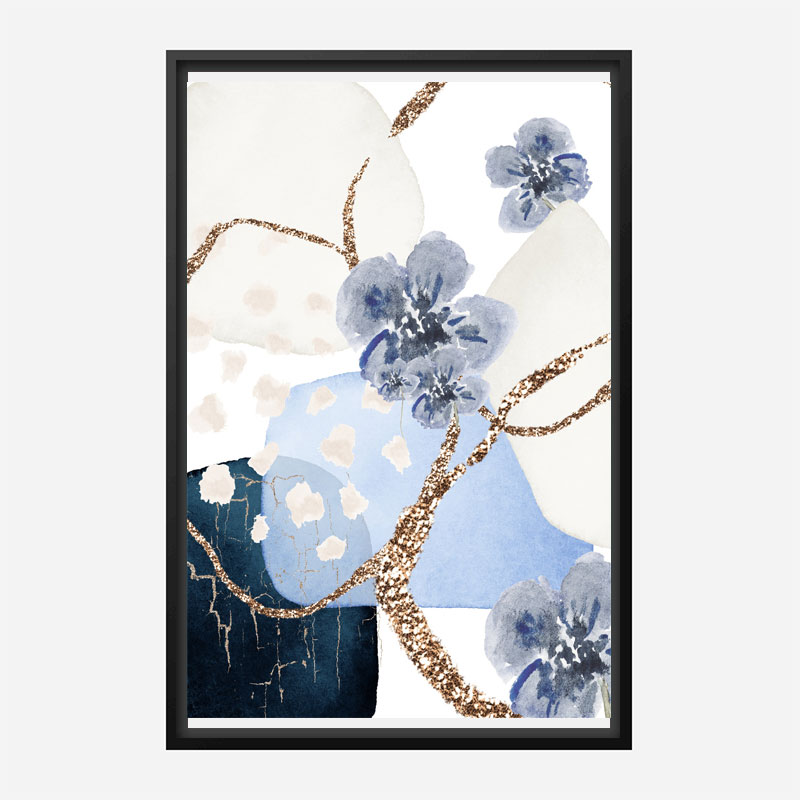 Blue Floral 2 Art 