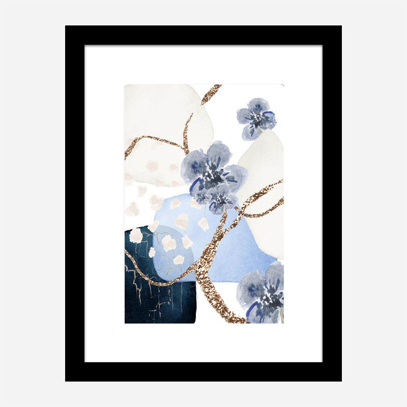 Blue Floral 2 Art 