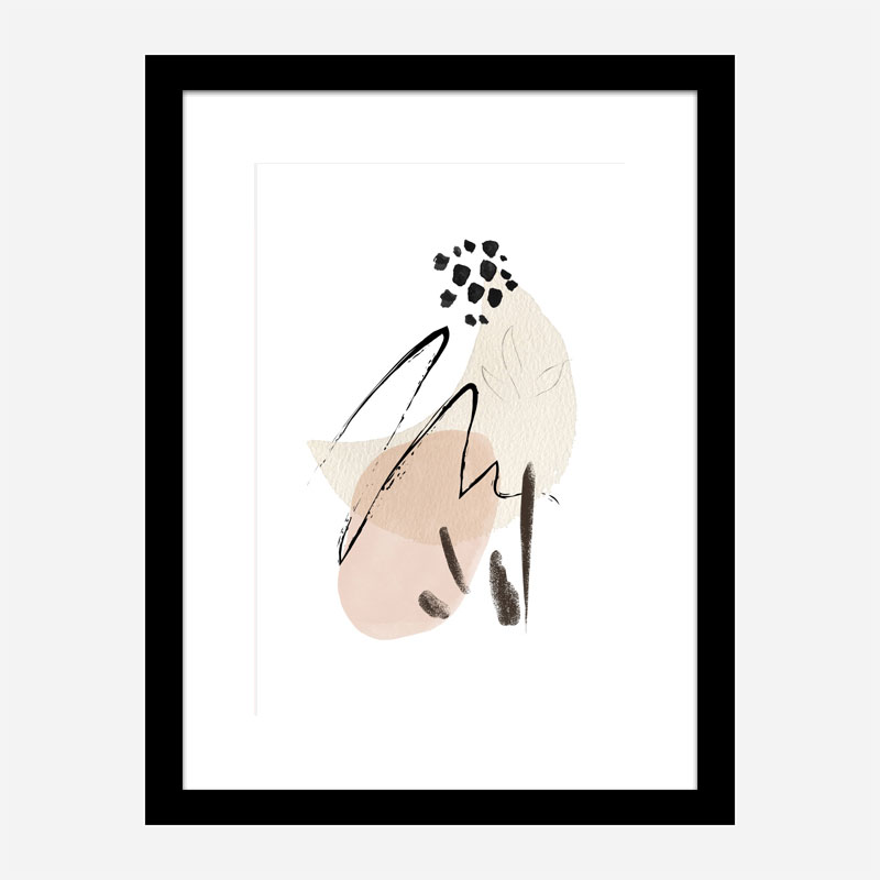 Simple Beige Abstract Art 