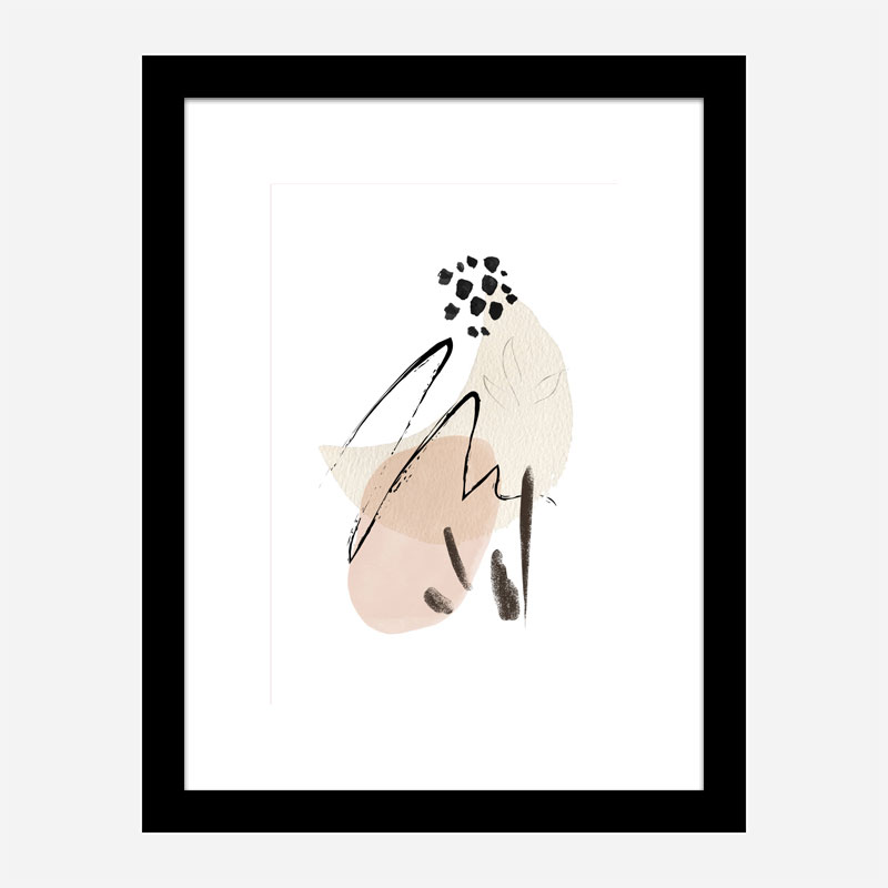 Simple Beige Abstract Art 