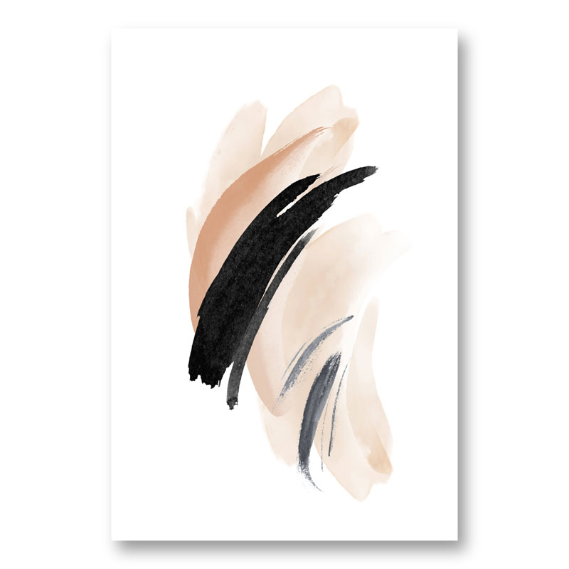 Simple Beige 2 Abstract Art 