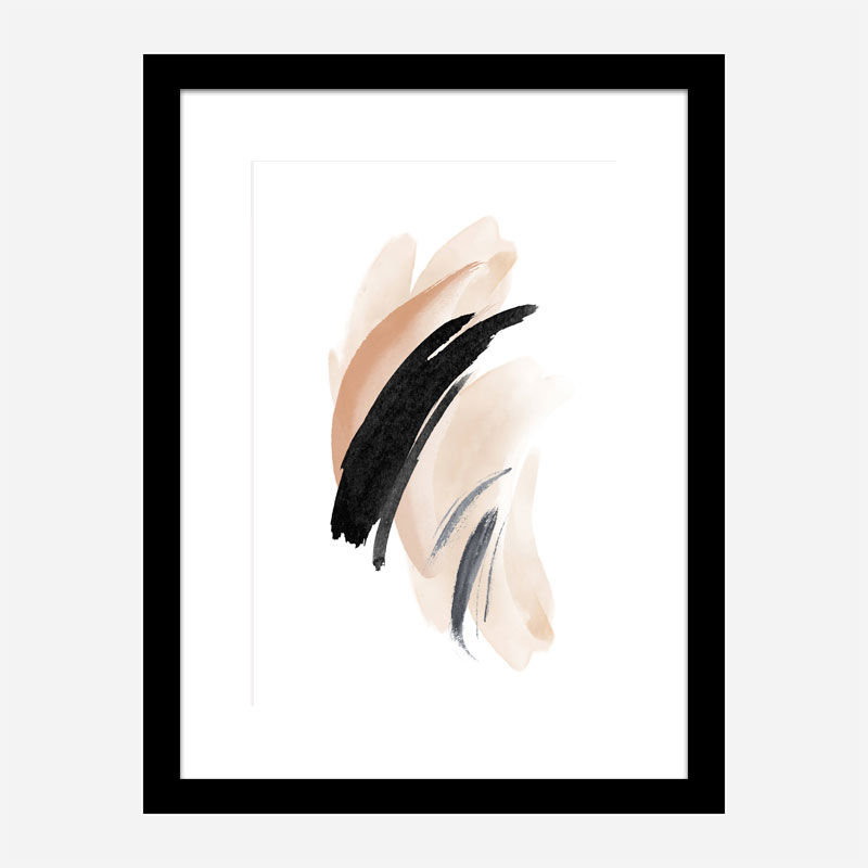 Simple Beige 2 Abstract Art 