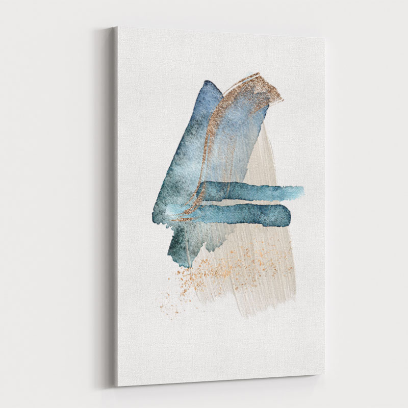 Atlantic Blue 3 Abstract Art