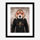 Beagle in Gucci Hoodie Art Print