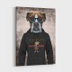 Boxer Dog in a Gucci Hoodie Art Print