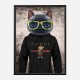 Cool Cat Gucci Hoodie Art Print