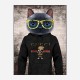 Cool Cat Gucci Hoodie Art Print