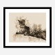 Lazy Leopard Abstract Art Print