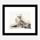 Focused Leopard Abstract Art Print