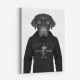 Labrador in Gucci Hoodie Art Print Labrador in Gucci Hoodie Art Print