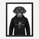 Labrador in Gucci Hoodie Art Print