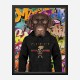 Labrador Dog in a Gucci Hoodie Graffiti Art Print