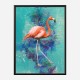 Pink Flamingo Grunge Art Print Pink Flamingo Grunge Art Print