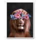 Flower Lion Art Print