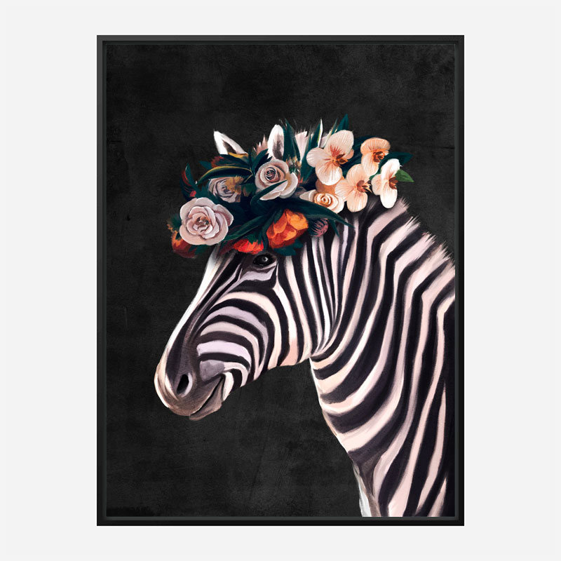 Flower Lion Art Print Flower Lion Art Print