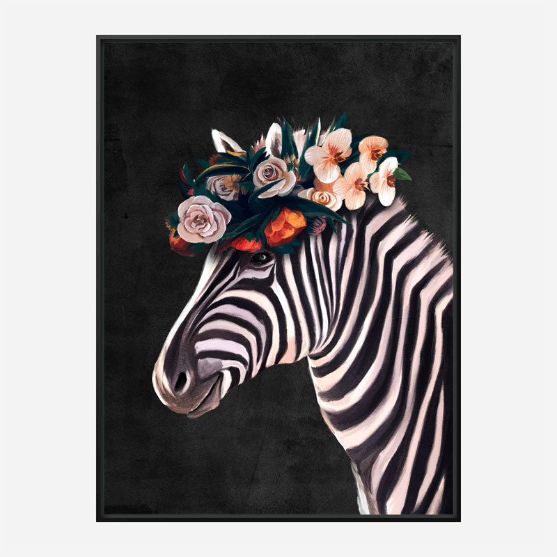 Flower Lion Art Print Flower Lion Art Print