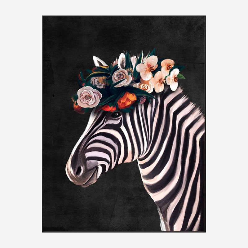Flower Lion Art Print Flower Lion Art Print