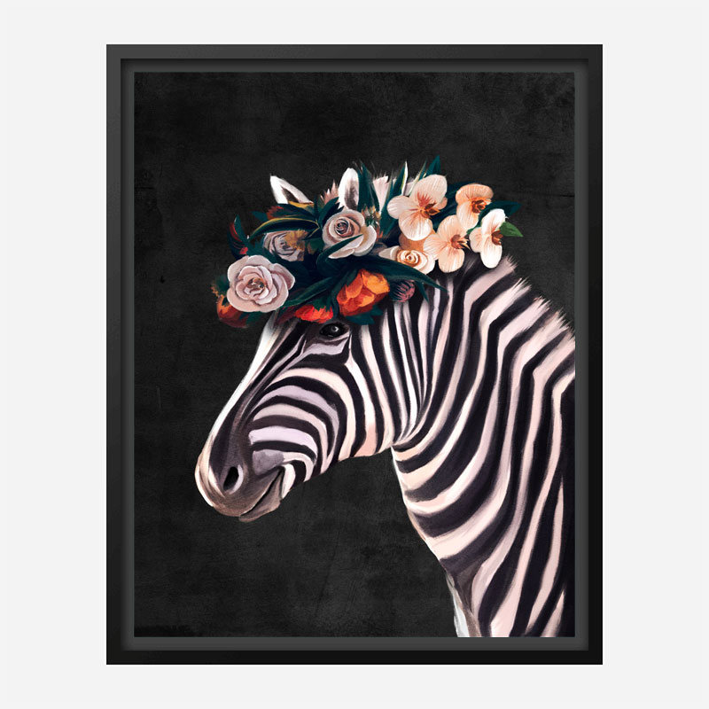 Flower Lion Art Print Flower Lion Art Print