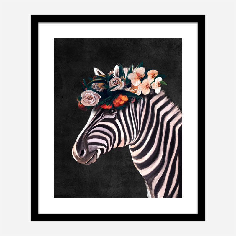Flower Lion Art Print Flower Lion Art Print