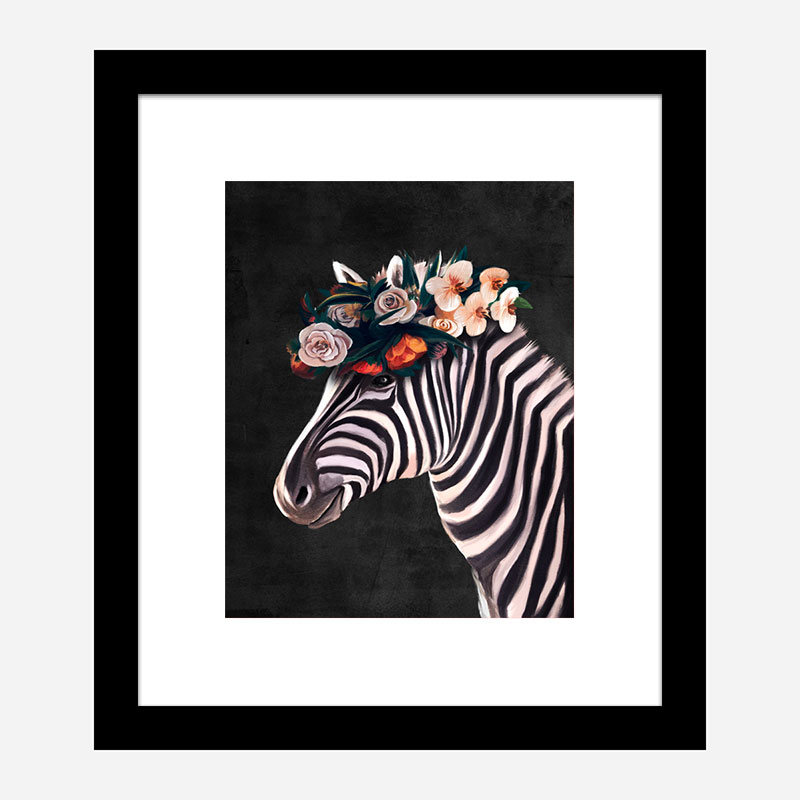 Flower Lion Art Print Flower Lion Art Print