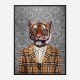 Tiger Fashion Victim Art Print