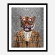 Tiger Fashion Victim Art Print