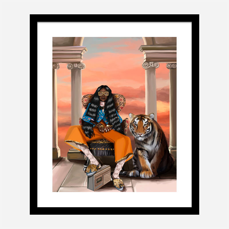 gucci framed print