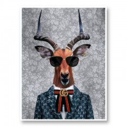 Antelope Fashion Victim Art Print