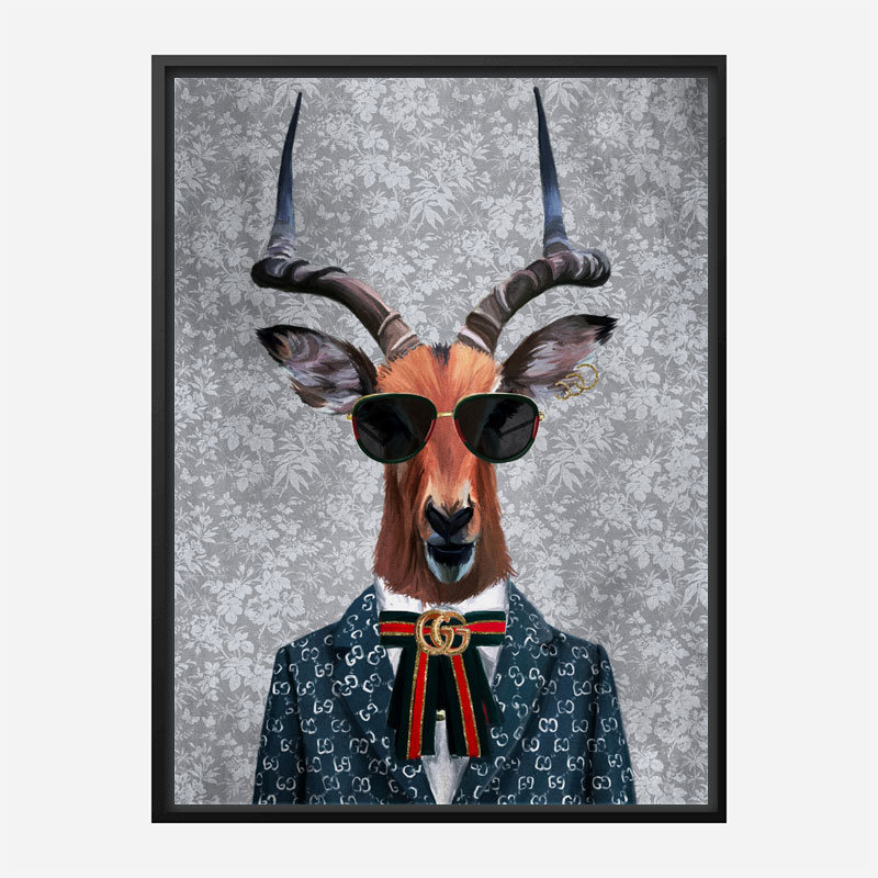 Antelope Fashion Victim Art Print