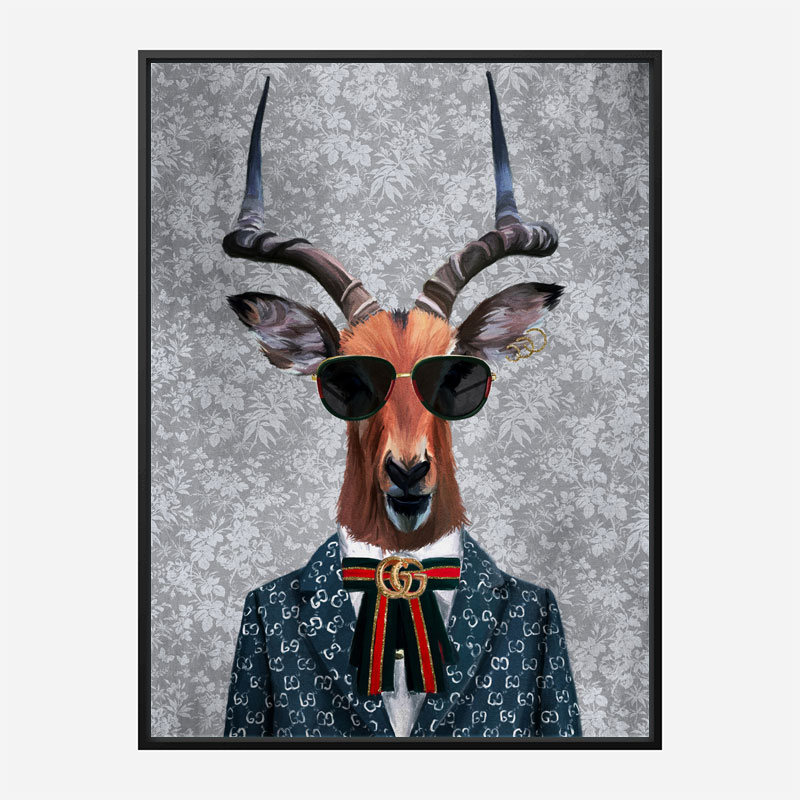 Antelope Fashion Victim Art Print