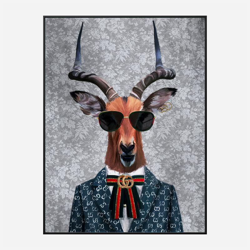 Antelope Fashion Victim Art Print