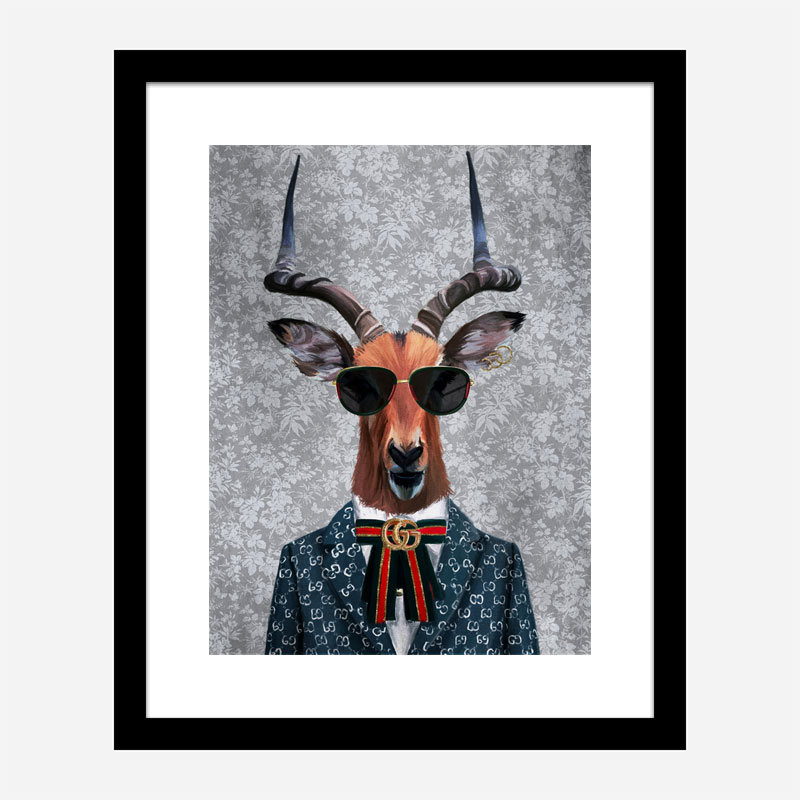 Antelope Fashion Victim Art Print