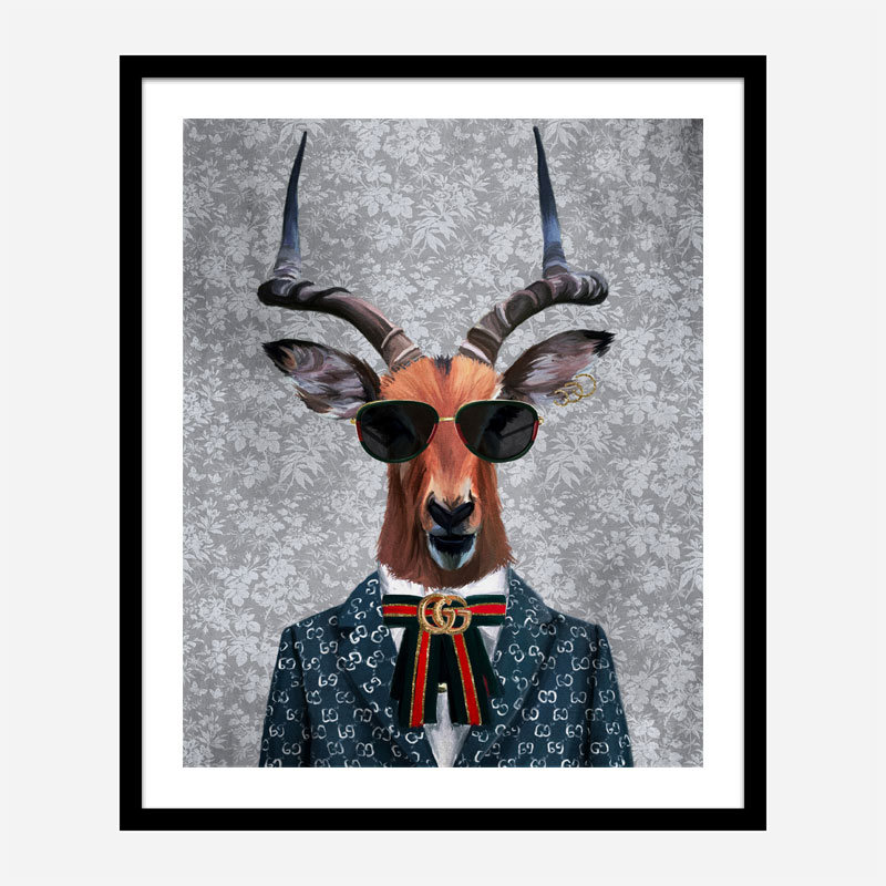 Antelope Fashion Victim Art Print