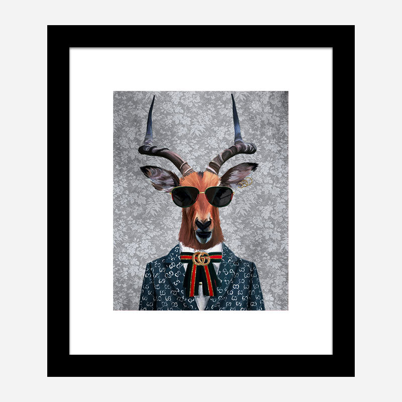 Antelope Fashion Victim Art Print