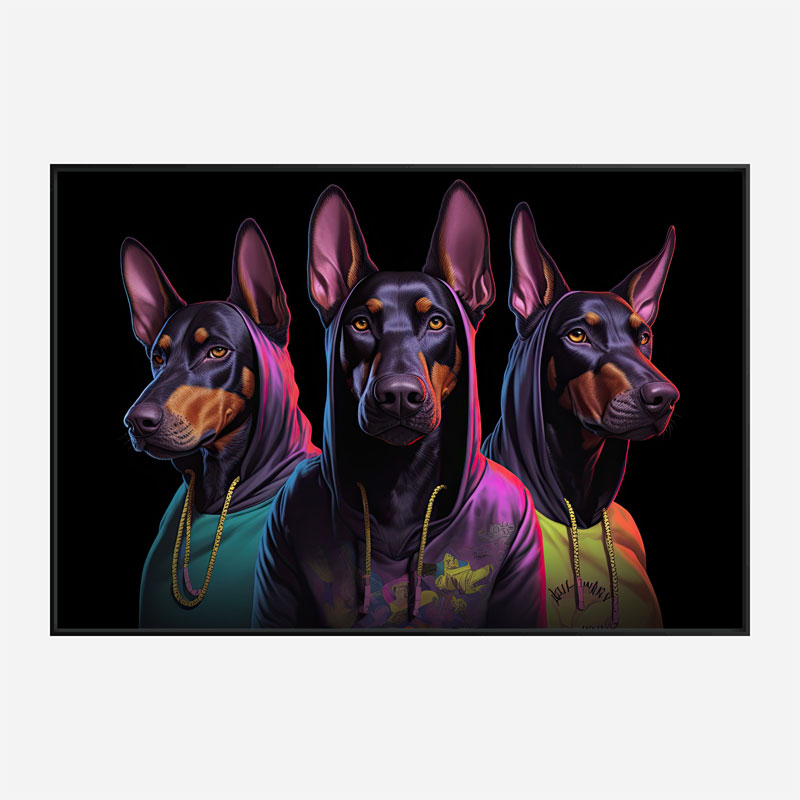 Doberman Gangster 2 Dogs
