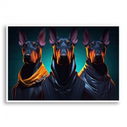 Doberman Gangster 3 Dogs