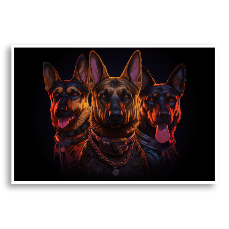 German Shepard Gangster Dogs