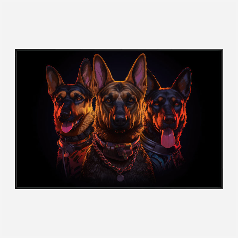 German Shepard Gangster Dogs