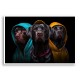 Three Labrador Retriever Gangster Dogs